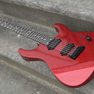 Charvel Custom Shop Limited Edition DK24, Bare Knuckle PU - Red Sparkle image 7