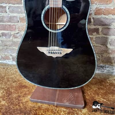 Keith Urban Ltd Edition Night Star Acoustic/Electric Guitar w/ Deluxe Leather Case (2010s, Black) image 11