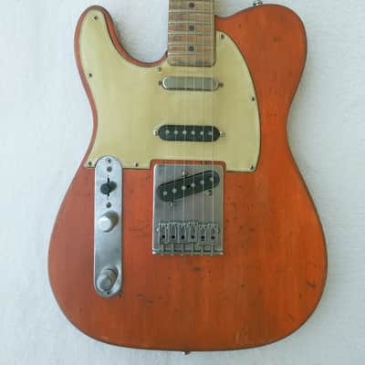 Custom Fender Standard Nashville Telecaster 2007 Rustic Orange Relic Left Handed image 2