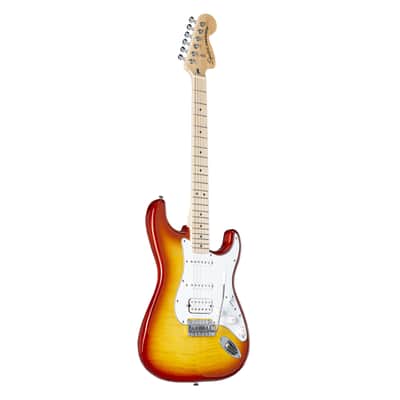 Squier Affinity Series Stratocaster FMT HSS MN Sienna Sunburst - Electric Guitar image 1