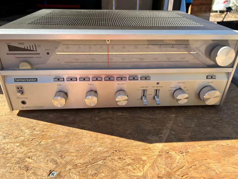 Harman Kardon HK 670 receiver - Stainless steel image 1