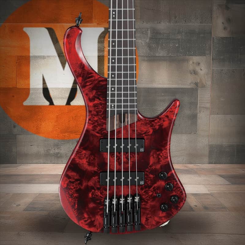 Ibanez EHB Ergonomic Headless Bass 5 String w/Bag - Stained Wine Red Low Gloss (EHB1505SWL) image 1