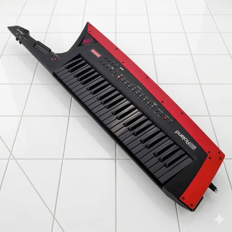 Roland AX-Edge 49-Key Keytar Synthesizer 2018 - Present - Black / Red image 1