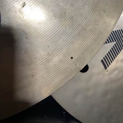 Sabian Cymbal Pack 13” Studio Crash + 16” Stage Crash Cracked Preowned image 7
