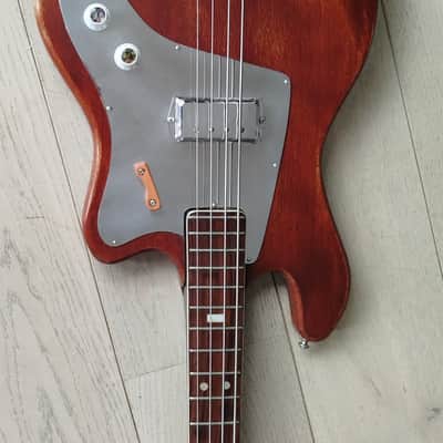 KENT by Teisco Model 534 Basin Street Bass 1965 - Dark Natural, Black image 3