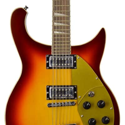 Fishbone FTP-BURG-12- String Electric Solid Body Guitar 2013 Burgundy Burst Make an Offer image 3