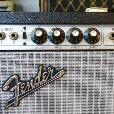 Vintage 1972 Fender Super Six (Twin) Reverb Amp Head With Original Footswitch and Mojotone Head image 2