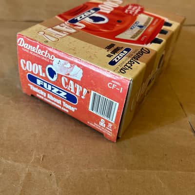 Danelectro Cool Cat Fuzz 2010s - Orange Very Good Condition 1st Version 1V True Bypass NOS Mint in box with all papers image 17