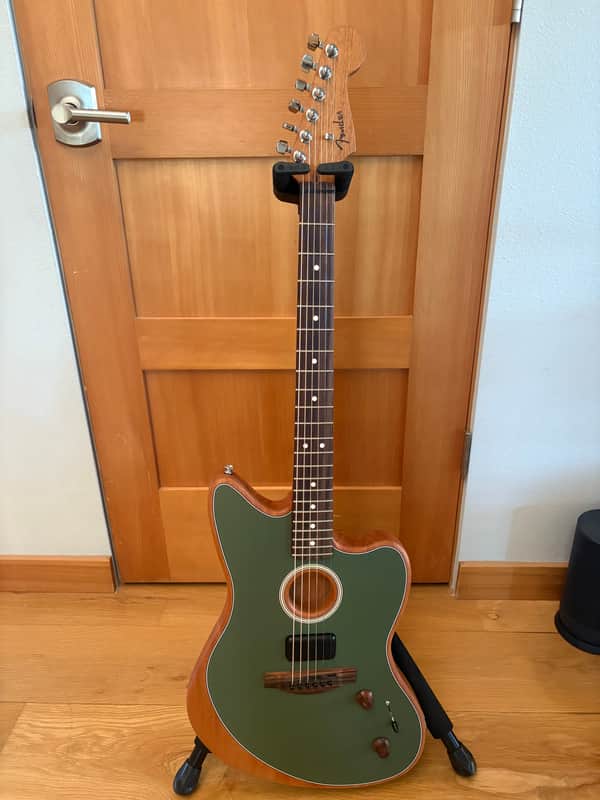 Fender Acoustasonic Player Jazzmaster 2022 - Present - Antique Olive