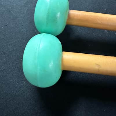 VINTAGE Mike Balter 13 Rubber Mallets, Light Green, Med Soft, Rattan-EXCELLENT image 5