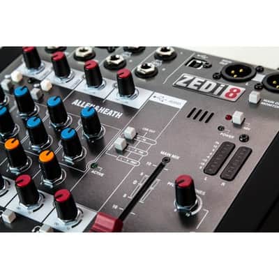 Allen & Heath ZEDi-8 8-Channel Mixer/USB Audio Interface with Gator Mixer Bag, StreamEye Cans50 Professional Studio Headphones and Essential Cables for Connecting to DJ Controllers and Mixers  image 3