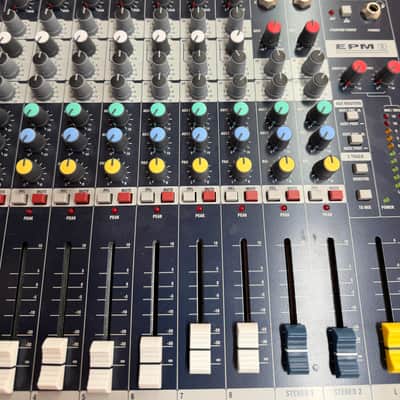 Soundcraft EPM-8 Multi-Format 8-Channel Mixer 2010s - Blue image 3