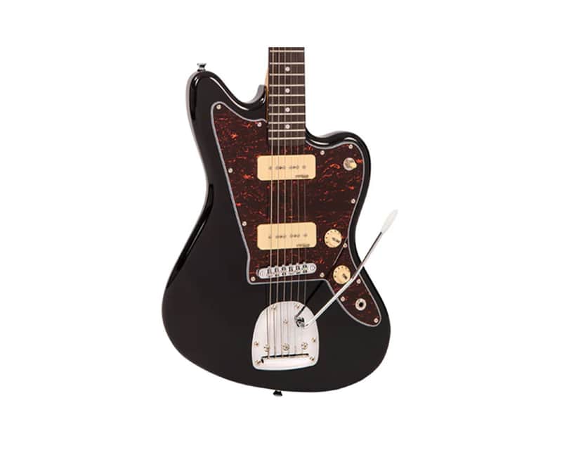 Vintage ReIssued Series V65 Electric Guitar - Boulevard Black - Open Box image 1