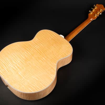 2023 Guild USA F-55E Maple - Natural | All Solid USA Jumbo Acoustic Guitar L.R. Baggs Anthem Pickup Arched Back | CoA OHSC image 12