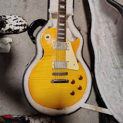 Epiphone Les Paul 2003 - Lemon burst flamed maple image 1
