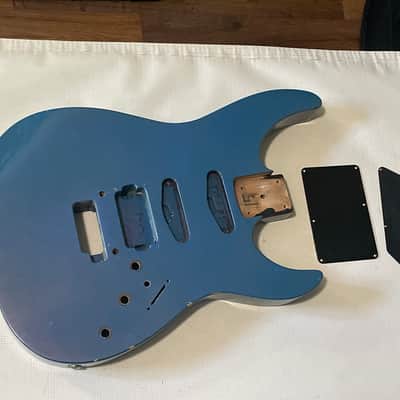 1980's Kramer USA Pacer Custom II Flip Flop FF Blue Guitar Body Floyd Ready image 1