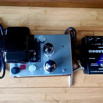 Emery Sound Custom Handwired One-of-a-Kind 4W Tube Amplifier – “Mini 4” The King of Mini Amps + Carl Martin Boost Kick Included + Swart Night Light Jr. image 3