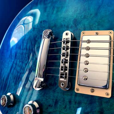 WOW! Rare Book Matched 2015 Gibson Les Paul Standard Premium Quilt Ocean Water Candy AAA Hand Selected Abalone Inlays VIDEO! image 7