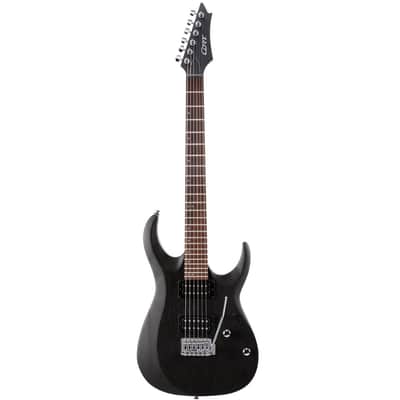 Cort X100 OPBK | Dual Humbucker Electric Guitar w/ Trem, Black. New with Full Warranty! image 1