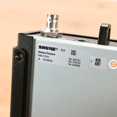 Shure SLX4 Wireless Receiver - L4 Band: 638-662 MHz (NO POWER SUPPLY) CG0100W image 8