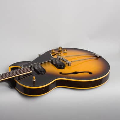 Gibson ES-225TD Thinline Hollow Body Electric Guitar (1956), ser. #V8739-7, black hard shell case. image 7