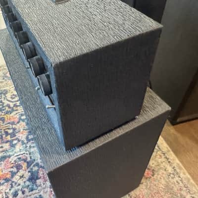 Danelectro DM25 1960s - Blue/Grey Combo AMP Stack Cab and Hideaway Head image 15