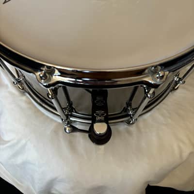 Truth Custom Drums 8x14” Black Brass Snare Drum 2017 - Reflective Black image 6