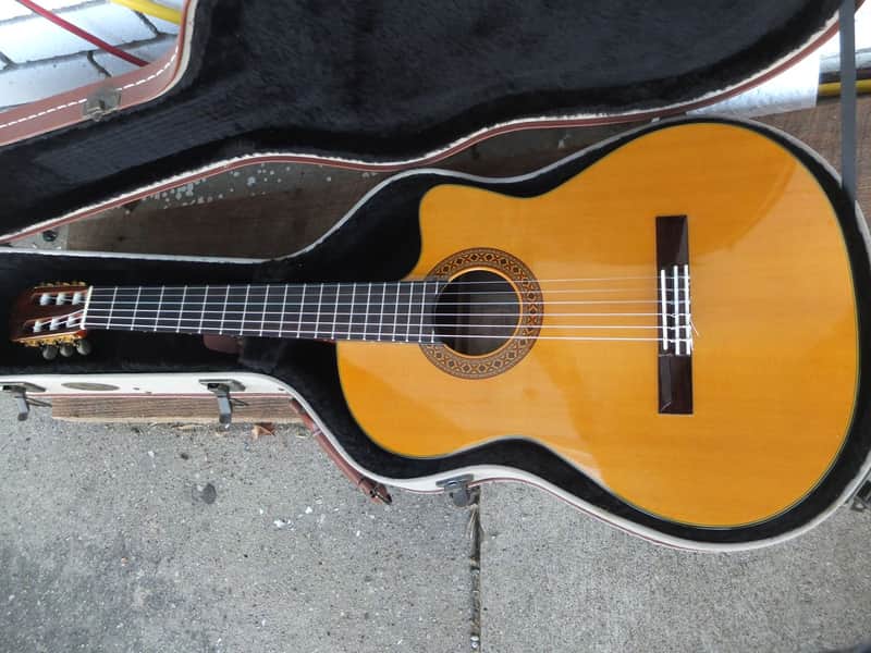 Alvarez Kazuo Yari CY128CE Classical Guitar - Natural Amber image 1
