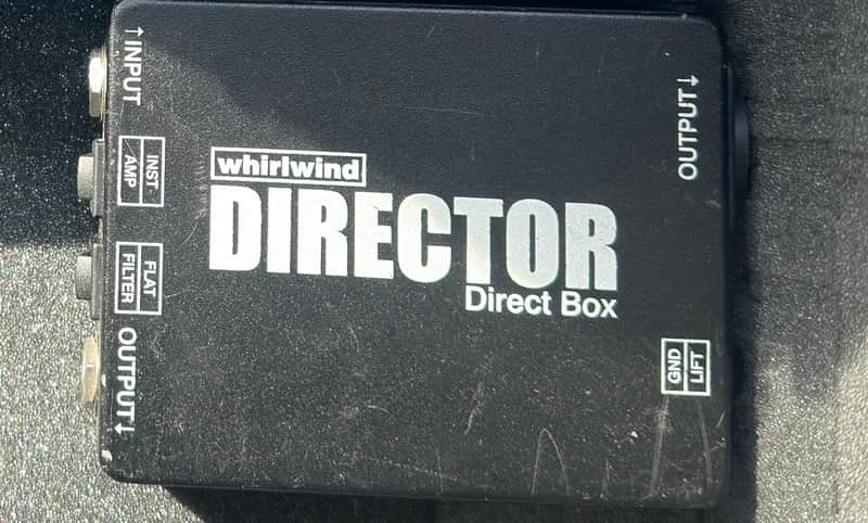 Whirlwind DIRECTOR Direct Box with Ground Lift 2010s - Black image 1