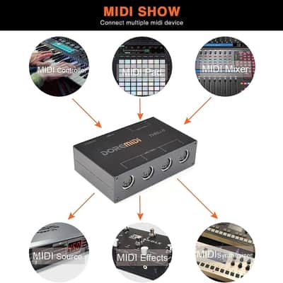 MIDI THRU-6 Box | 1-In 6-Out MIDI Splitter image 4