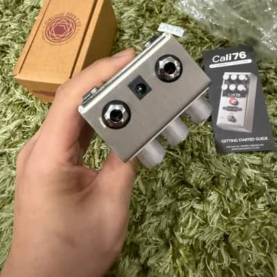 Origin Effects Cali76 Compact Deluxe Compressor Limited Edition - 10th Anniversary 2022 - Laser Engraved Silver image 3