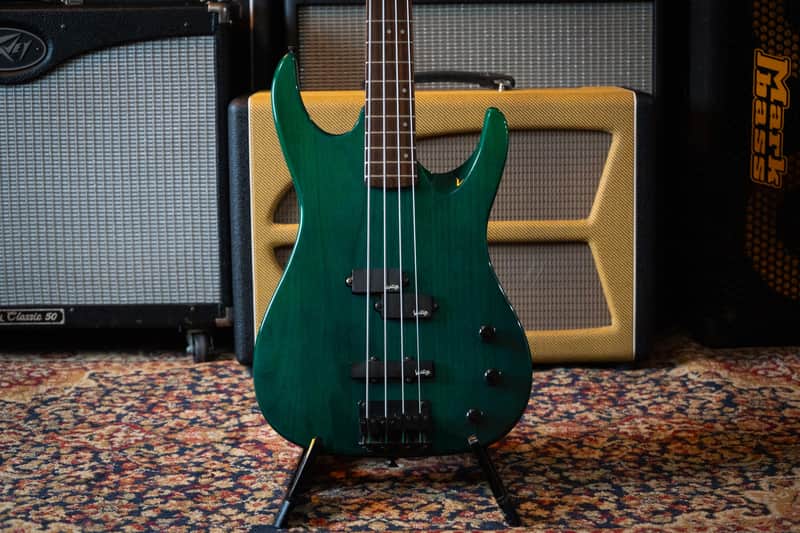 Vantage Bass PJ 330BG 1980's - Trans Green Vintage Korean made image 1