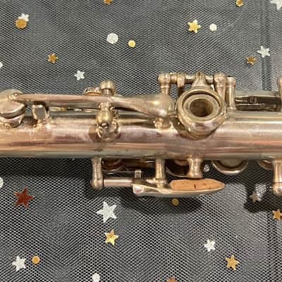 H.Bettoney "Silva Bet" Metal Clarinet 1930-40 - Silver image 16