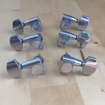 6 Genuine “Martin” Logo Acoustic Guitar Bolt On Chrome Tuners D35 HD28 Low Tab image 2