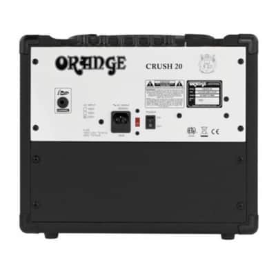 Orange Amps Crush 20 2-Channel, 4 Stage High Gain Preamp (20W, Black) High Quality / Low Noise / Cabinet Simulation image 10