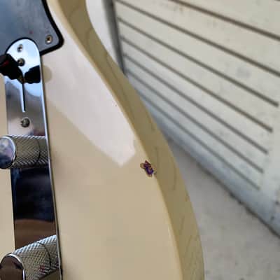 Squier Vintage Modified Telecaster Bass Special 2013 - 2014 - Vintage Blonde image 9