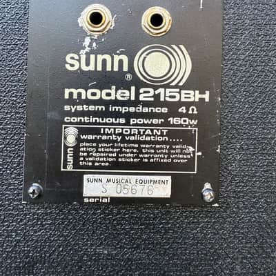 Sunn 215BH 1970s image 7