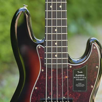 Fender Player II Modified Active Jazz Bass® V - 3-Color Sunburst image 5