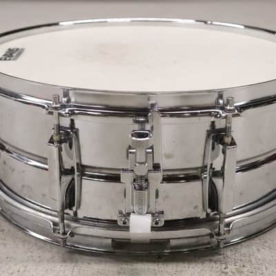 Yamaha SD255 5.5x14" Steel Snare Drum Vintage 1980's image 3