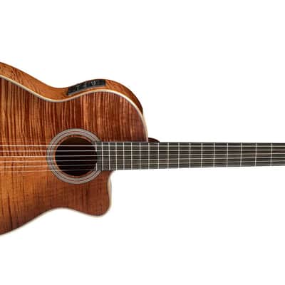 Cordoba Fusion 12 Cinnamon Burst - Acoustic Electric Nylon String Guitar image 2