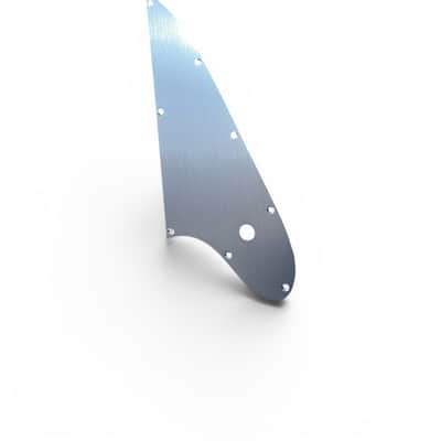 New Silver Brushed Anodized Aluminum Firebird Electric Guitar Pickguard Firebird image 1