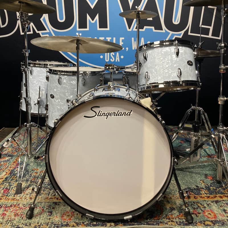 1990s Slingerland Buddy Rich 5-Piece Conway Era Drum Set, 24″,…