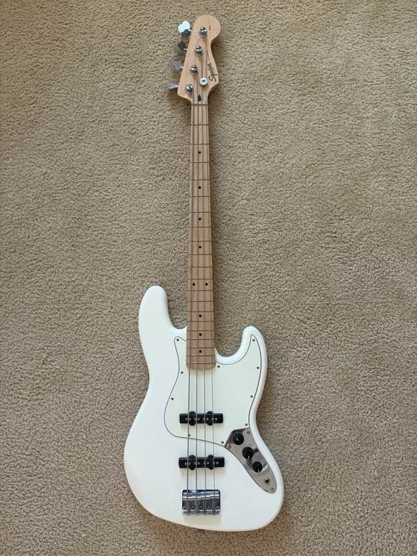 Squier Affinity Jazz Bass 2019 - Present - Olympic White image 1