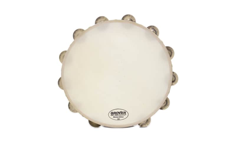 Grover T1/GS-12 Projection Plus 12" Single Row Tambourine, German Silver Jingles