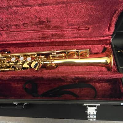 Yamaha YSS-475 Professional Soprano Saxophone – Japan – Gold Lacquer w/ Original Case image 5