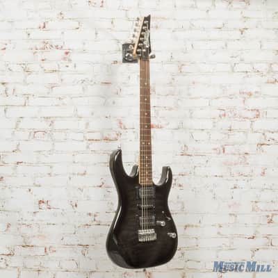 Ibanez GIO Series GRX70QA - Transparent Black Sunburst image 4
