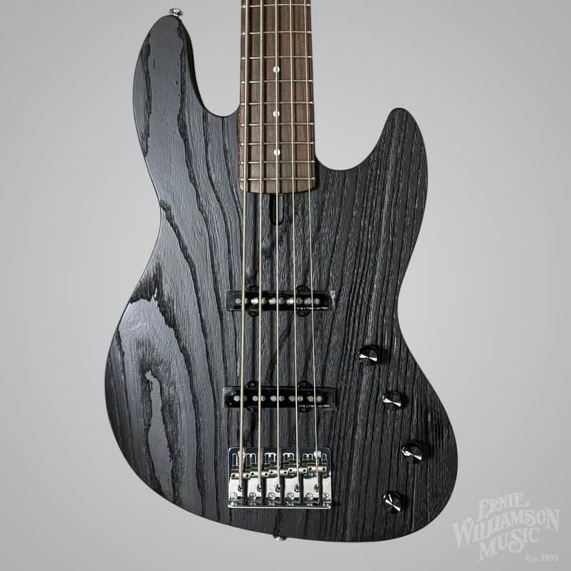 Sire Marcus Miller V6-5 String Bass Guitar, Rosewood Fingerboard, Black image 1