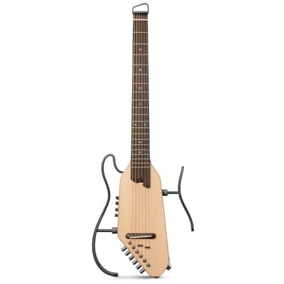 Donner Hush-I Silent Guitar Natural w/ Original Gig Bag - LIKE NEW, NEVER USED!! image 3