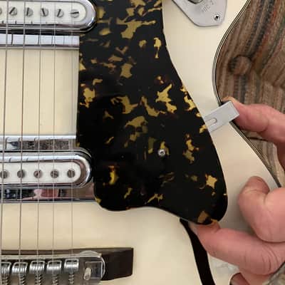 Funky Fujigen Gakki Pyramid Hollow Body  1960’s - Ivory image 6