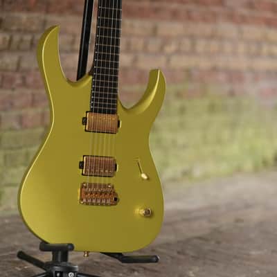 Mayones Duvell Elite 6, V24 - Custom Gloss Gold Metallic image 3